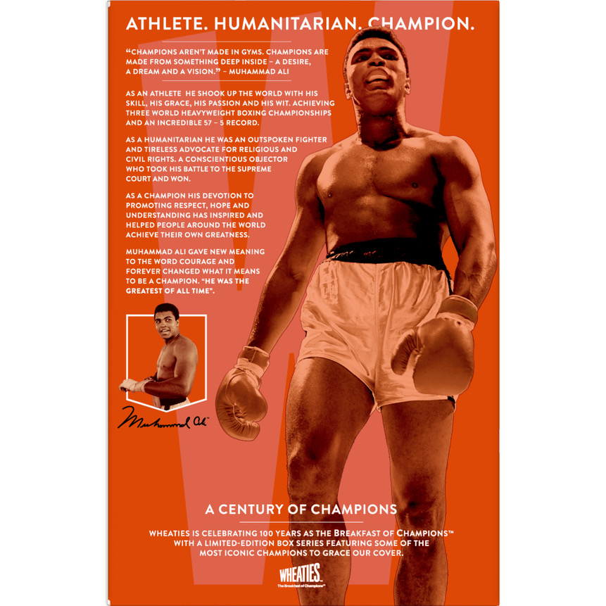 Wheaties Muhammad Ali Centennial