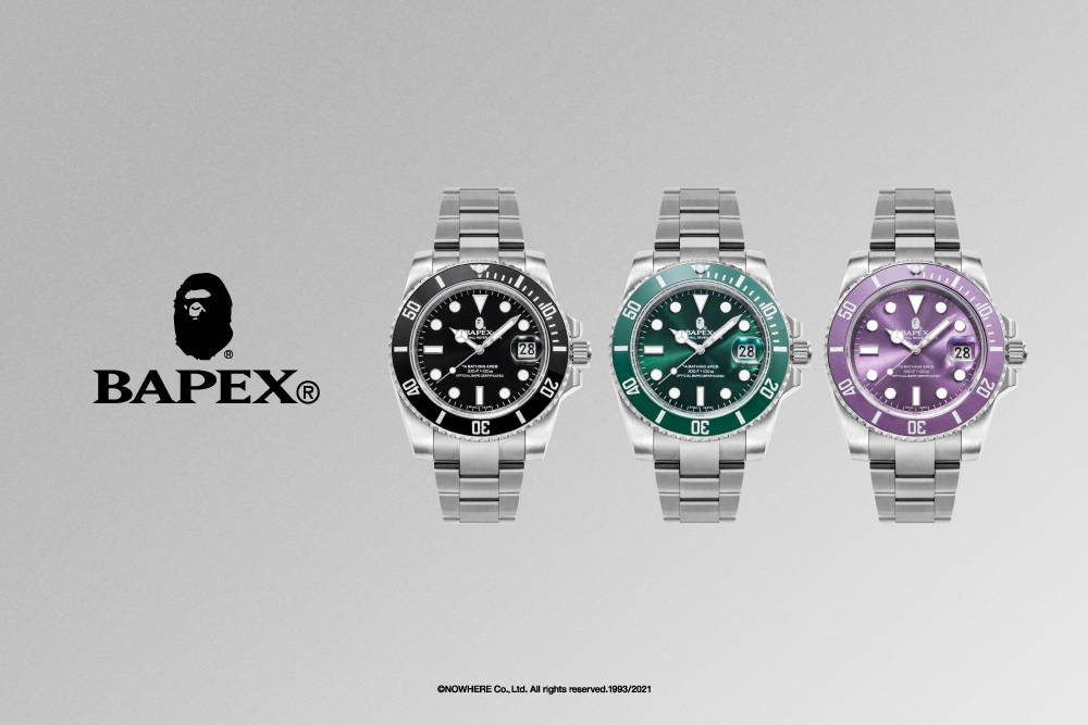 BAPE Rolls Out Latest Collection of BAPEX Type 1 Stainless Steel