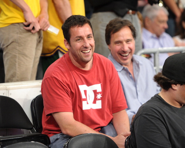 Celebrities At The Lakers Game