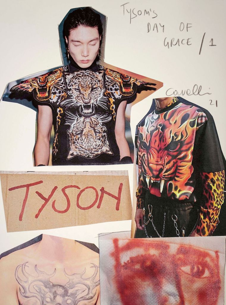 Mike Tyson For Roberto Cavalli Men’s Spring 2022