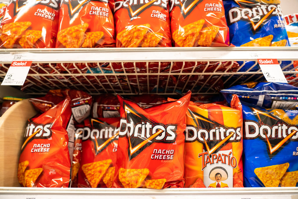Doritos tortilla chips seen in a Target superstore...