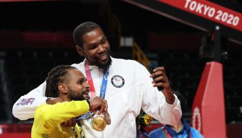 Men's Basketball Medal Ceremony: Day 15