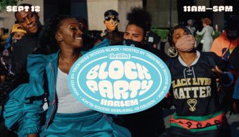 Thrillist Block Party Celebrating Harlem’s Local Businesses Partnership With Tren’Ness Woods-Black