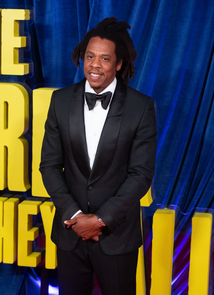 Shawn 'Jay-Z' Carter pictured at the 2021 BFI London Film Festival supporting 'The Harder They Fall'.