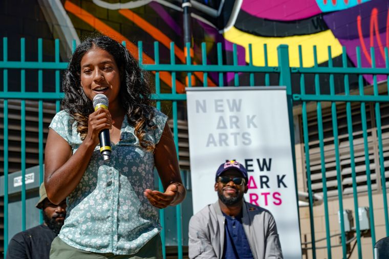 P.K. Subban & Newark NJ local artist create mural to celebrate diversity in hockey