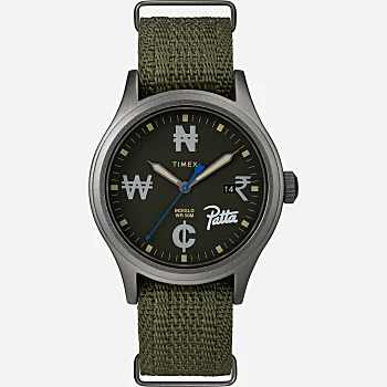 Timex x Patta 40mm Fabric Strap Watch