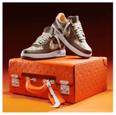 The Louis Vuitton and Nike Air Force 1