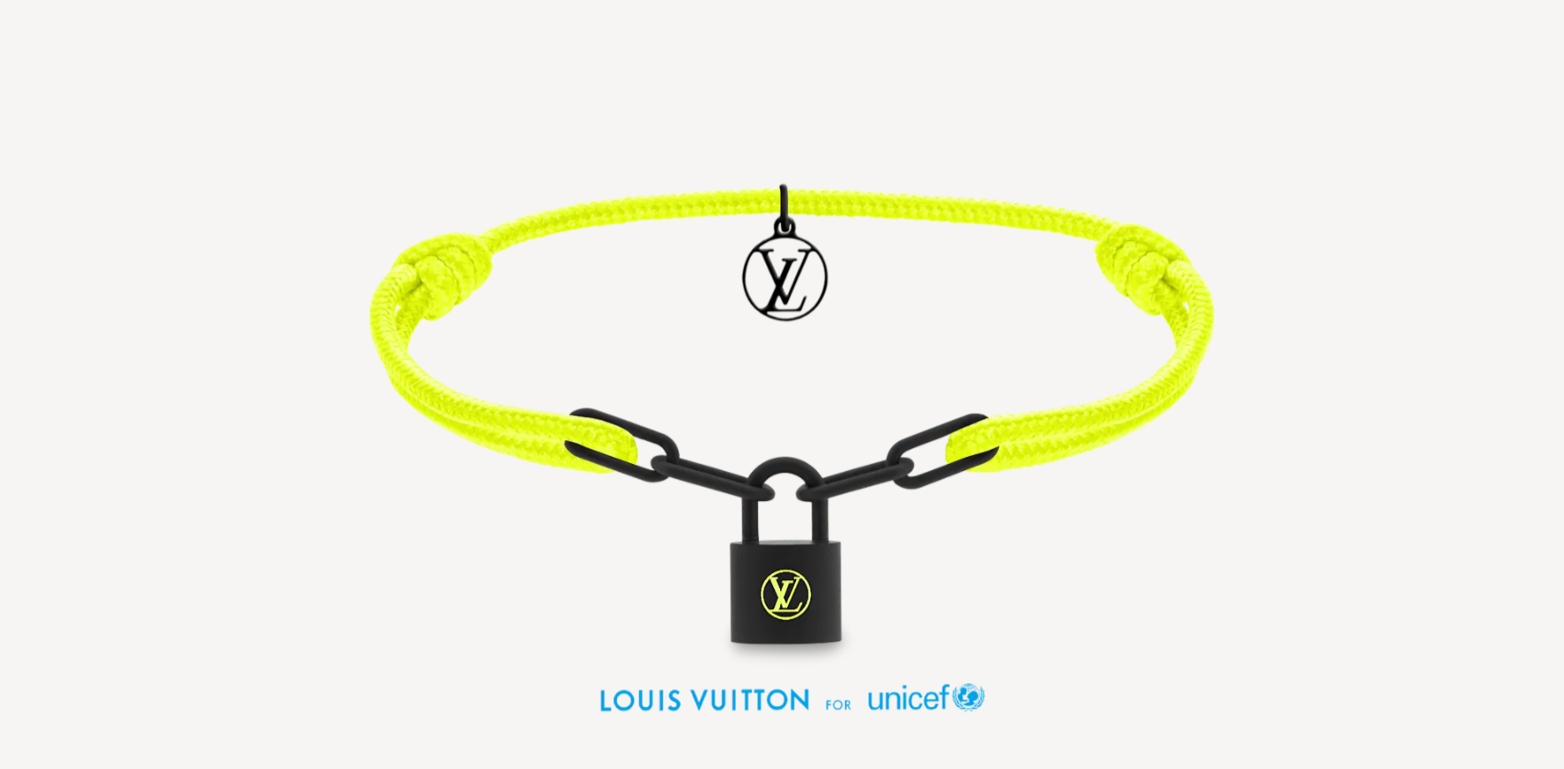 Louis Vuitton Lockit X Doudou Louis Gunmetal Tone Sterling Silver Bracelet  Louis Vuitton | TLC