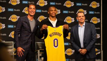 NBA: AUG 10 Russell Westbrook Introduced as a Los Angeles Laker