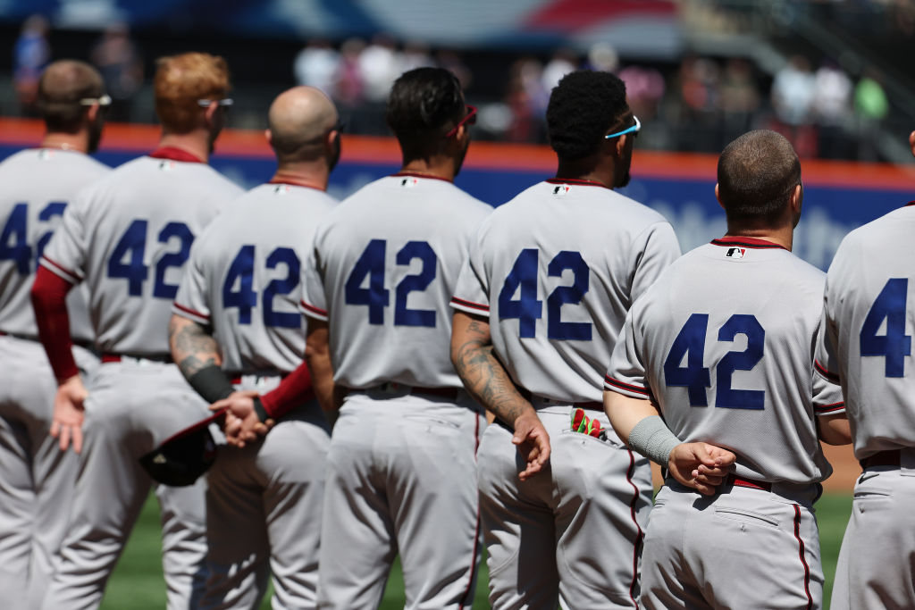 MLB Celebrates 75th Anniversary Of Jackie Robinson Breaking Color Barrier