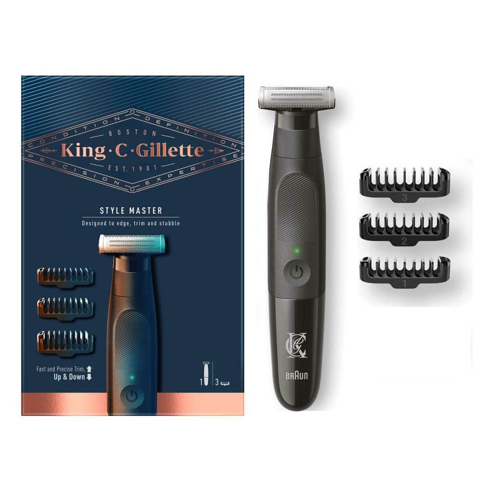 King C. Gillette Style Master Cordless Stubble Trimmer with 4D Blade