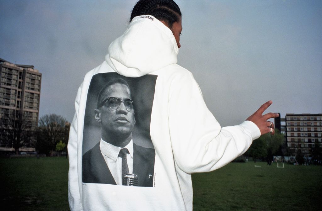 Supreme x Roy DeCarava Collection Malcolm X Hoodie