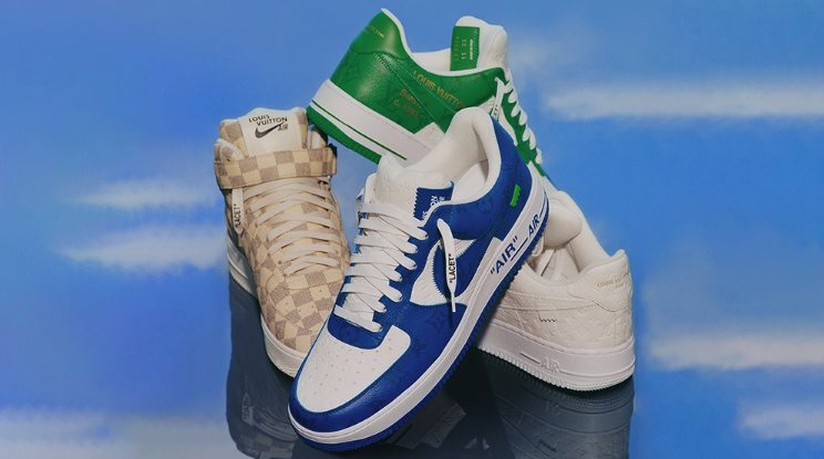 Virgil Abloh X Louis Vuitton Collab For Nike Air Force 1