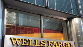 Wells Fargo bank entrance, Midtown, Manhattan