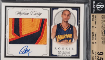 Stephen Curry Autographed Rookie Card