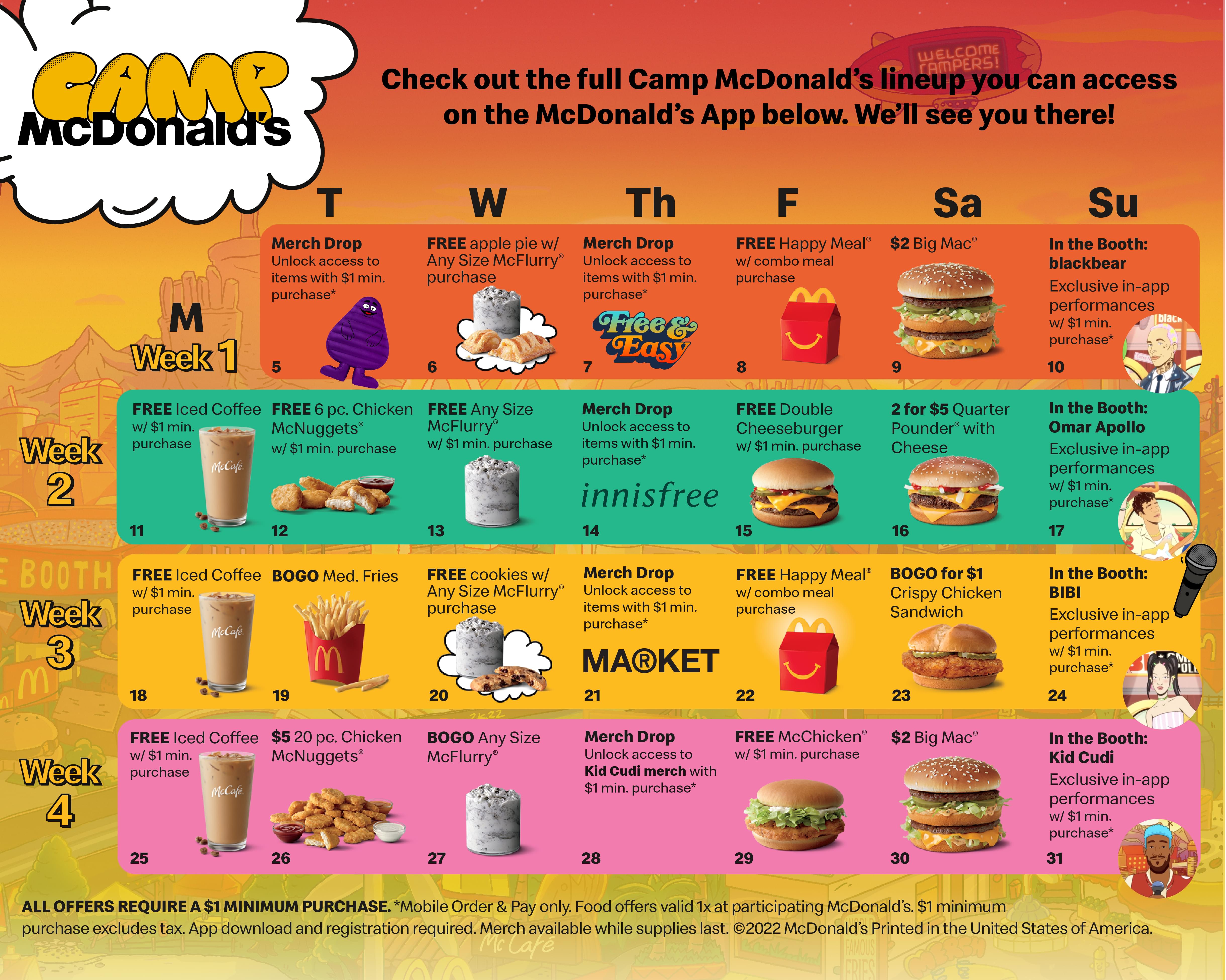 Kid Cudi Headlines McDonald's Camp McDonald's Summer Event