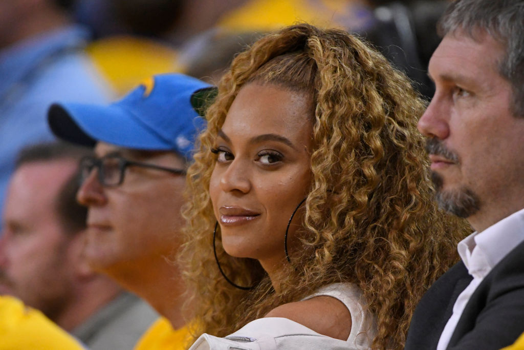 Beyonce and Jay-Z at Golden State Warriors NBA Playoffs