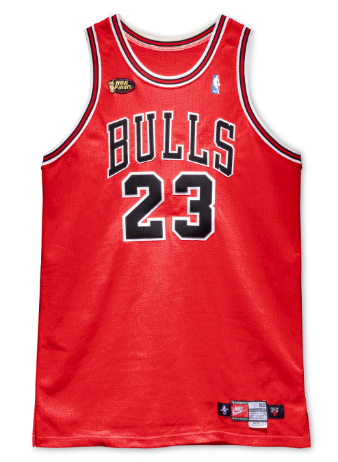 Michael Jordan's 1998 NBA Finals jersey up for auction