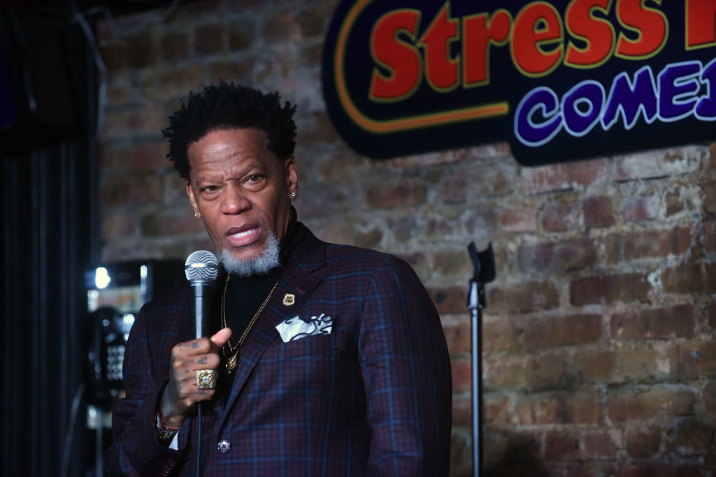 D.L. Hughley Performs At The Stress Factory Comedy Club