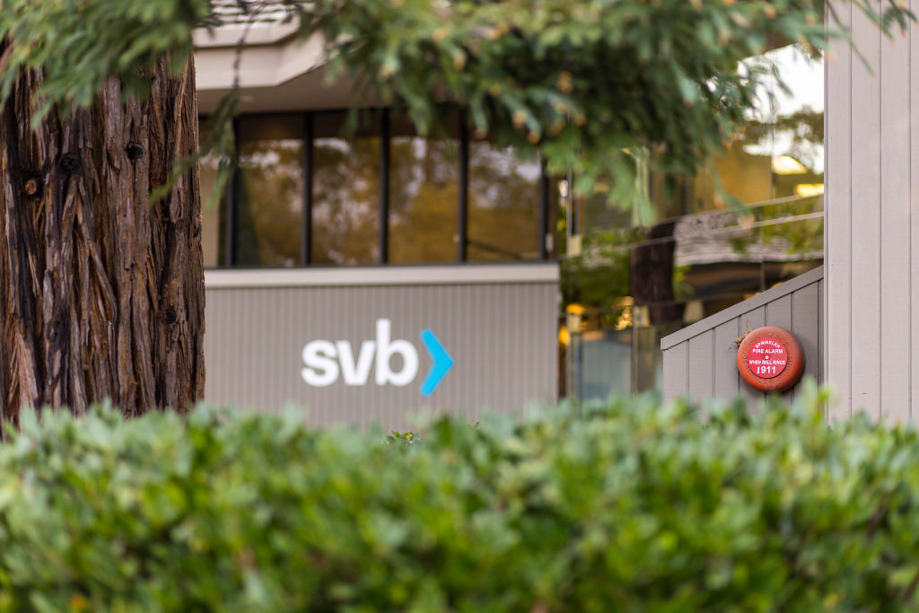 SVB branch in Menlo Park