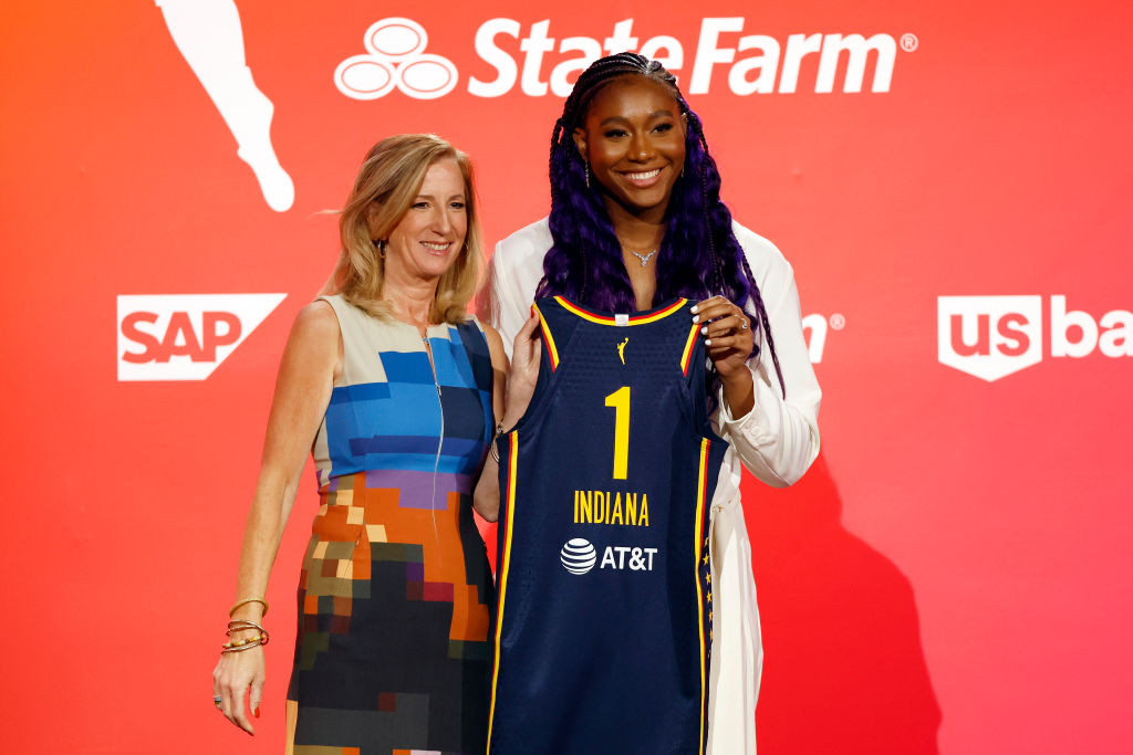 The WNBA draft is underway, and the first pick by the Indiana Fever is Aliyah Boston of South Carolina.