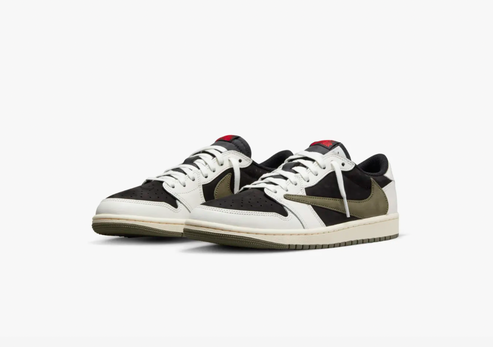 Women's Air Jordan 1 Low x Travis Scott Medium Olive