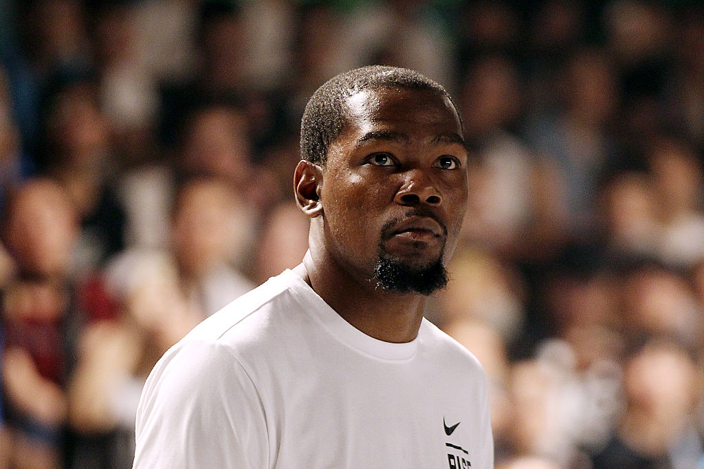 NBA Star Player Kevin Durant Visits Guangzhou