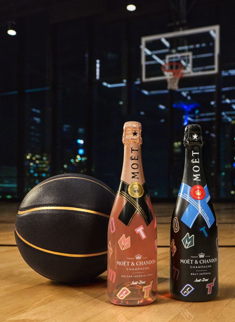 Moët & Chandon and NBA Collection by Just Don