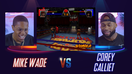 Celebrity Fitness Trainer Corey Calliet Throws Hands in Ready 2 Rumble Boxing Round 2 | CasBar