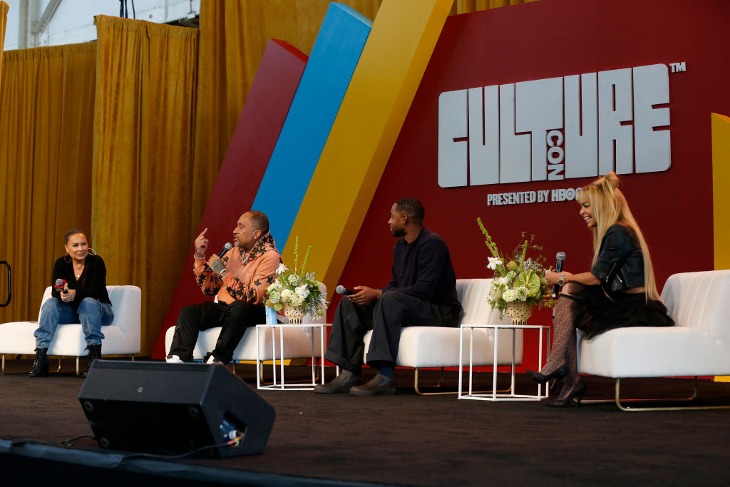 Entergalactic Creatives, Kenya Barris, Maurice Williams and Karina Manashil On the Main Stage At CultureCon Moderated By Angie Martinez