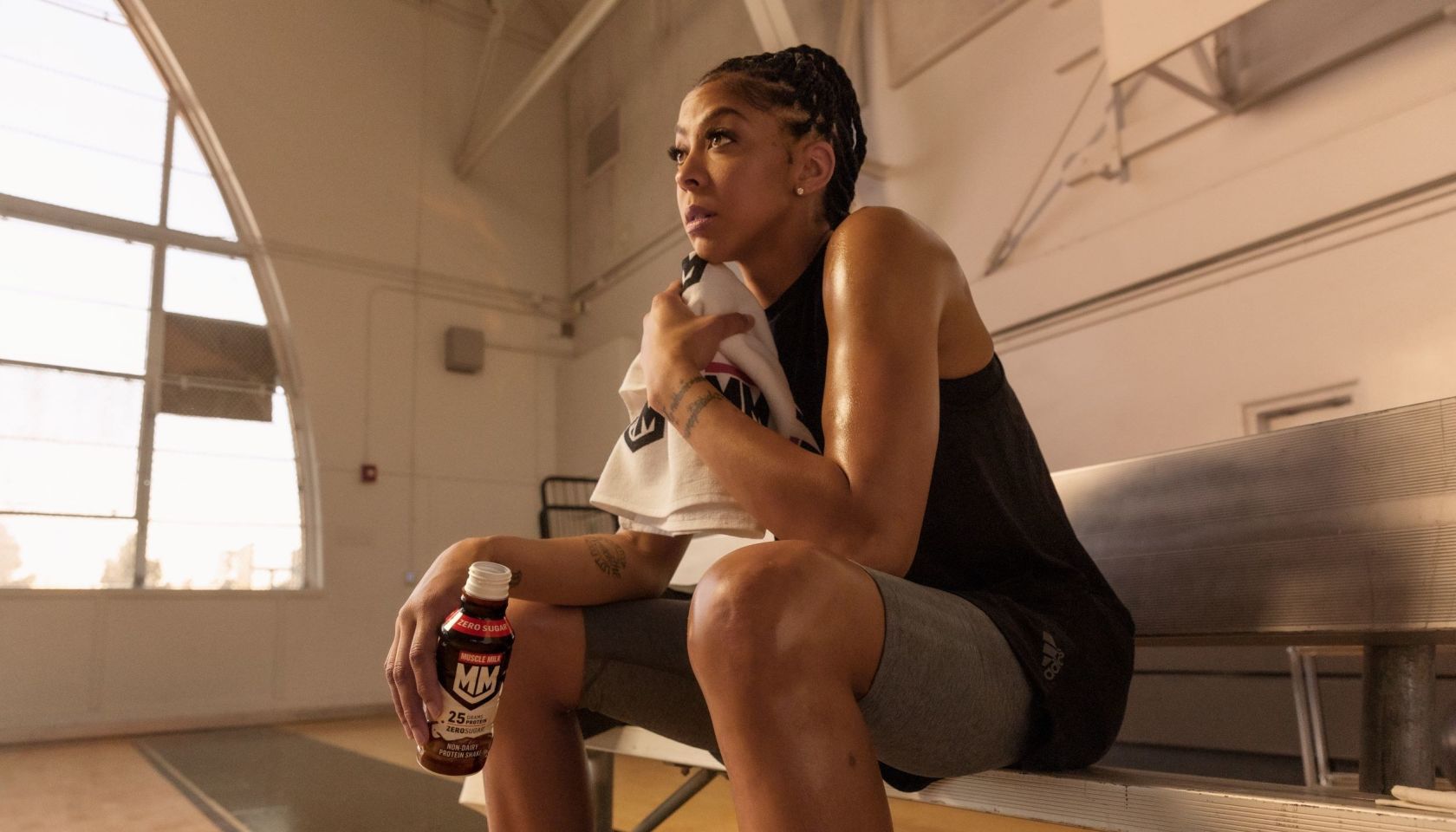 Candace Parker For Muscle Milk x The Lifting Project x National Fitness Campaign