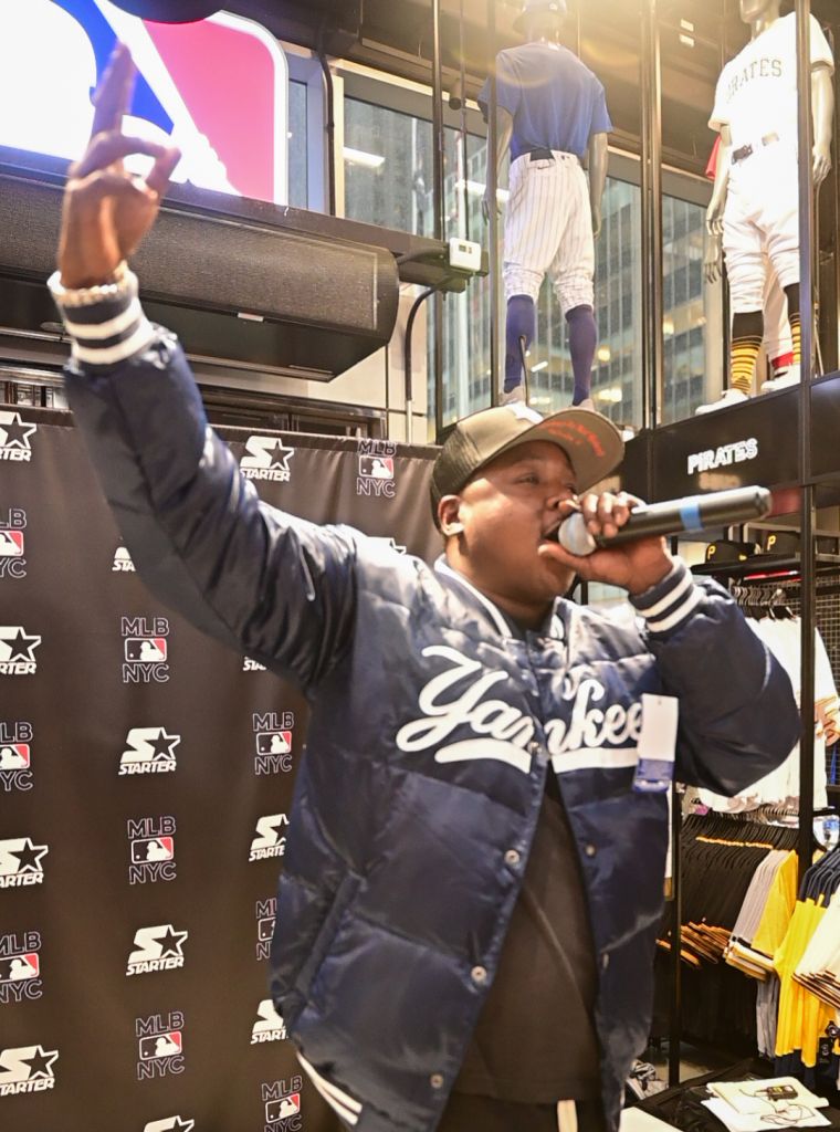 STARTER X MLB X JADAKISS x FUNK FLEX - The Return of the Bronx Bubble Jacket