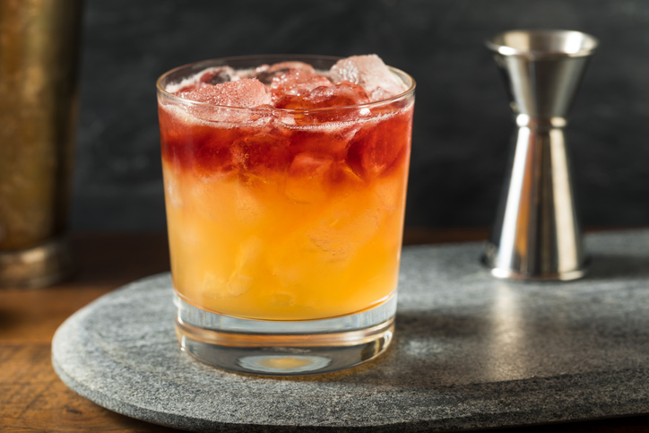 Close-up of drink on table,United States,USA