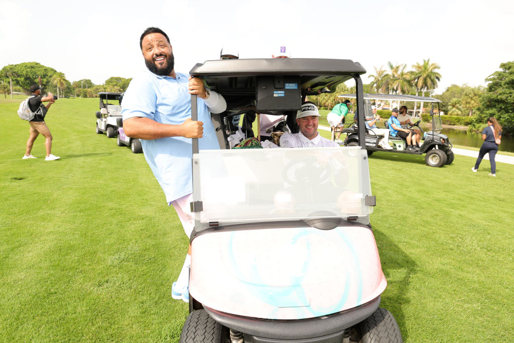 Had a great time playing golf and dropping 💣's with @djkhaled today!  Awesome to see how much passion he has for the game! He's quickly…