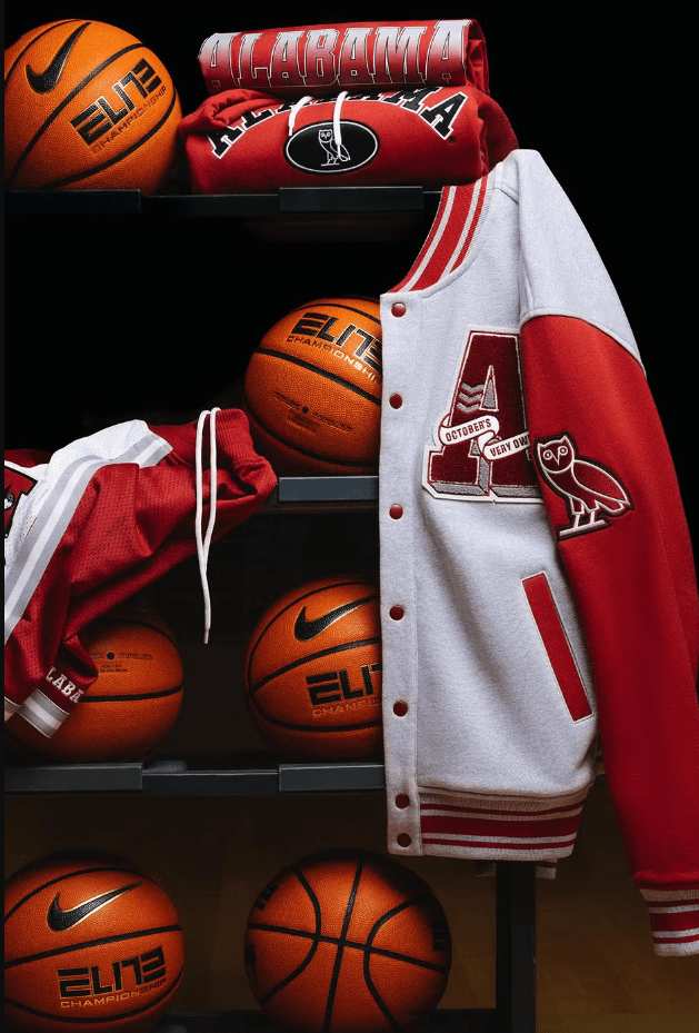 October's Very Own has partnered with NCAA Colleges For limited-edition collection