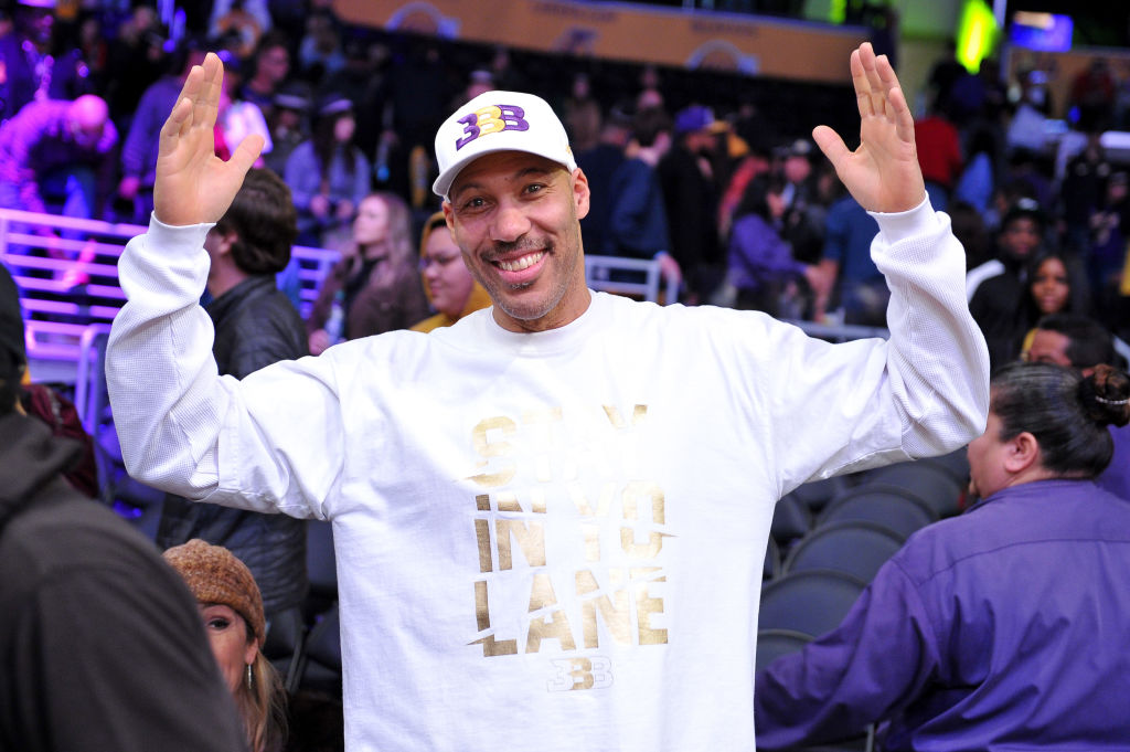 Celebrities At The Los Angeles Lakers Game