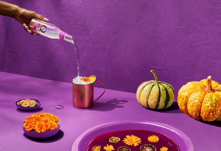 Pomegranate Honey Whiskey Ginger Punch