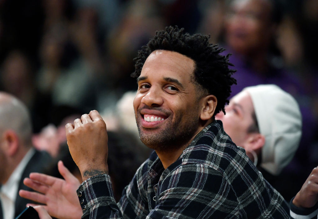 Celebrities At The Los Angeles Lakers Game