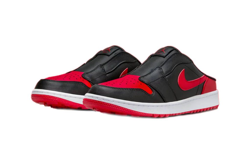 Iconic Air Jordan 1 “Bred” Gets The Mule Treatment For The Golfers
