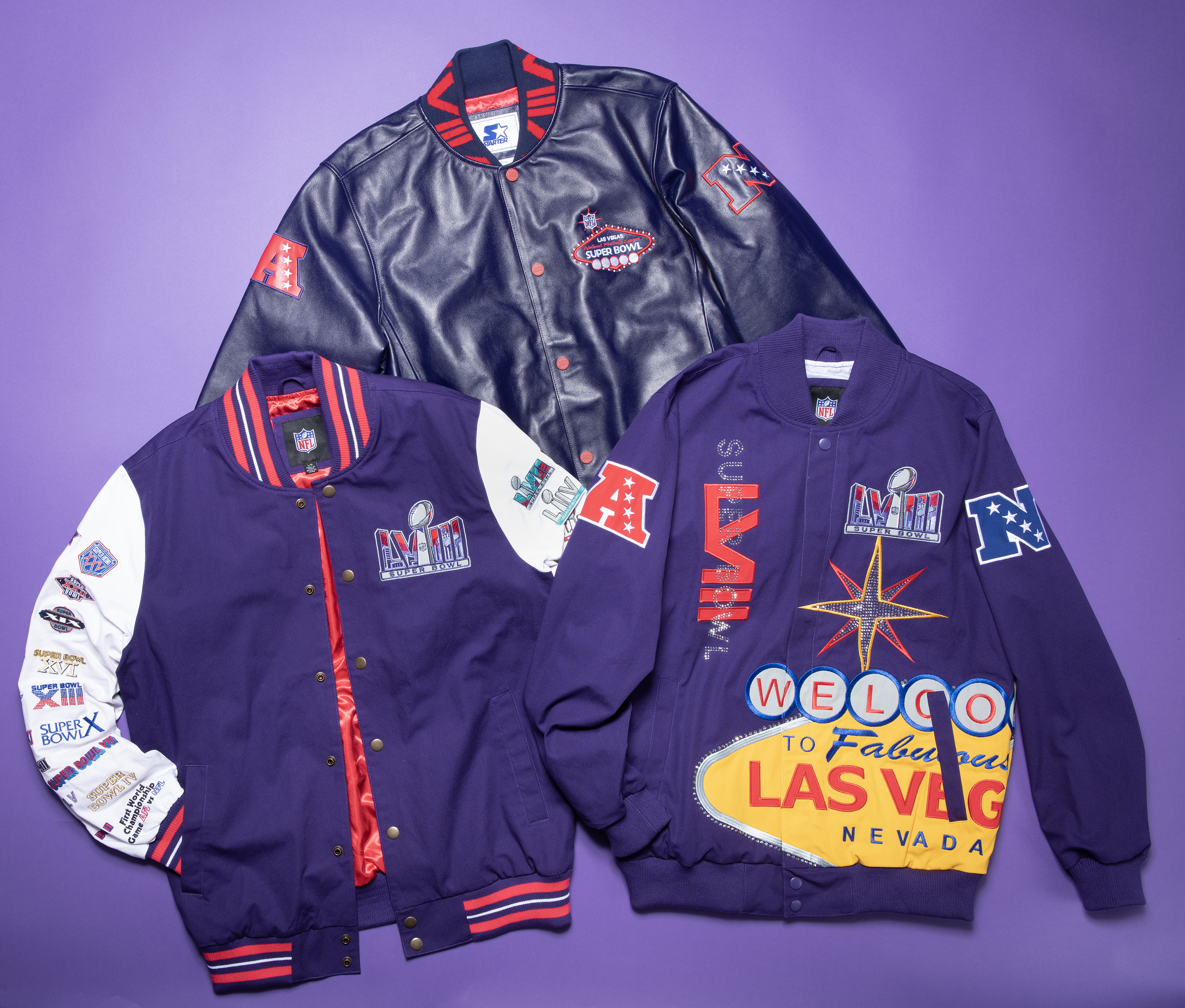 The Starter x MSX by Michael Strahan™ Super Bowl LVIII collection