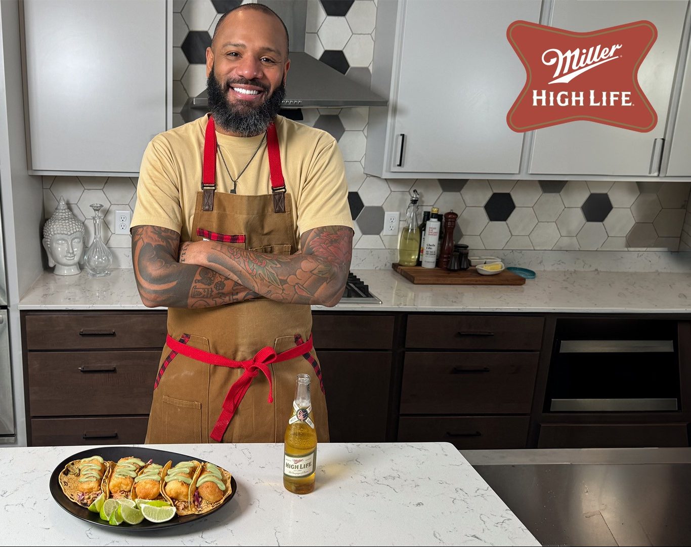 Justin Sutherland X Miller High Life X Top Chef: Wisconsin