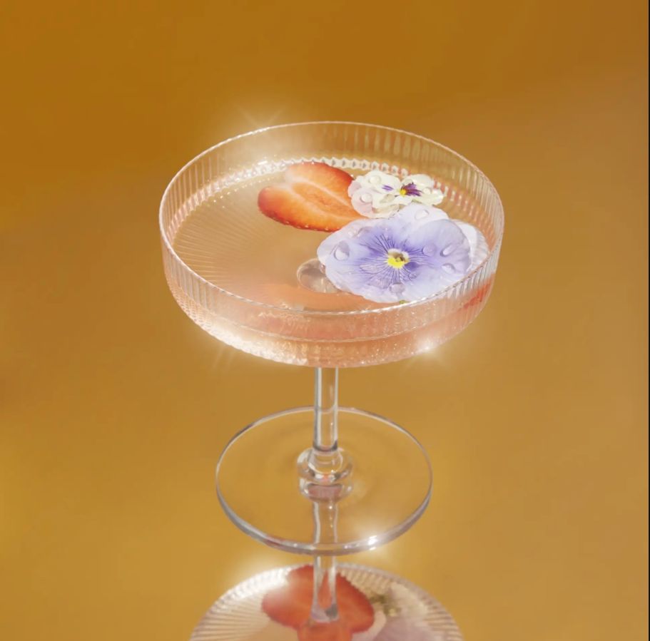 Strawberry Mint Fizz