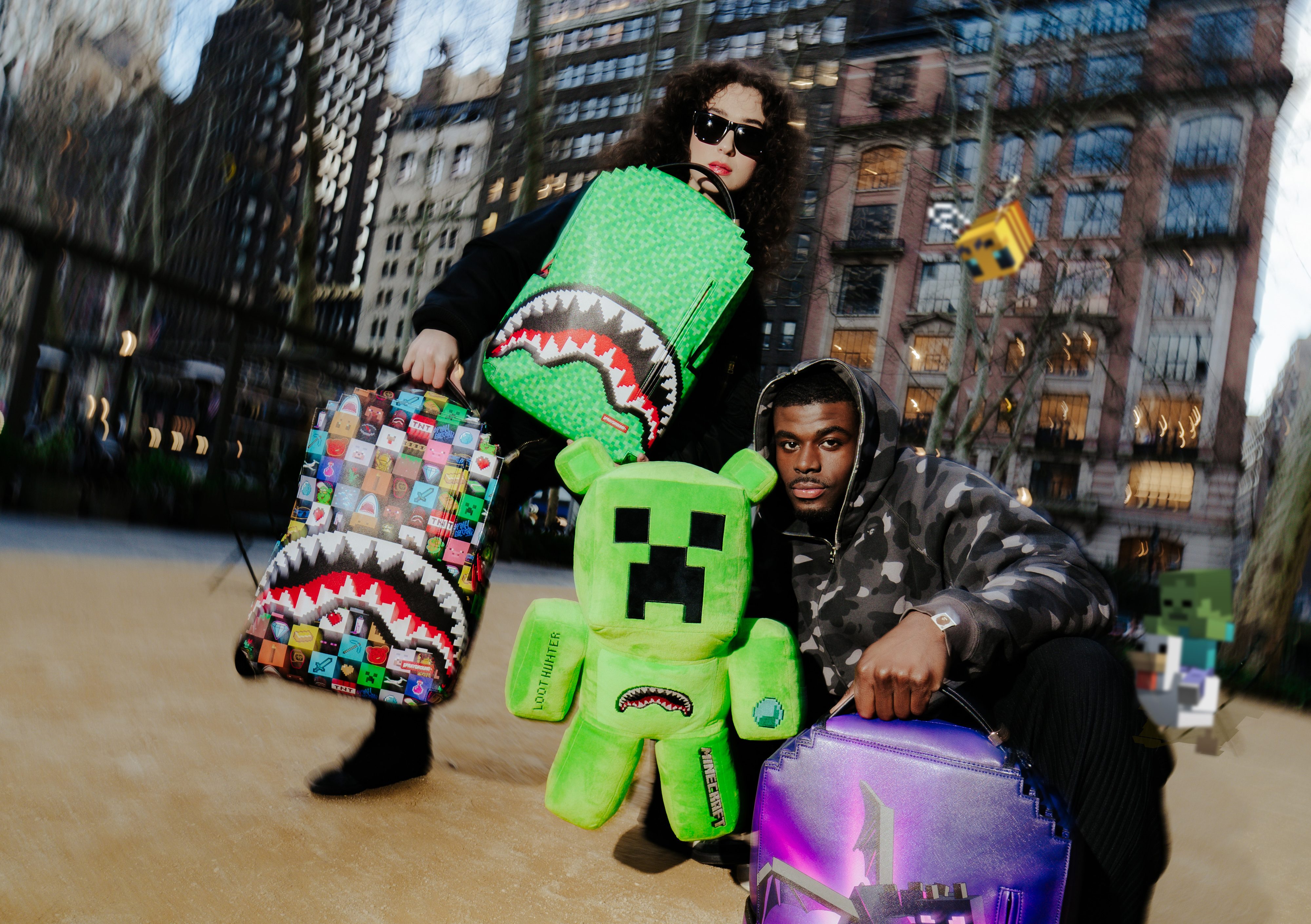 Sprayground Drops Collaborations With 'Minecraft' & Cheetos