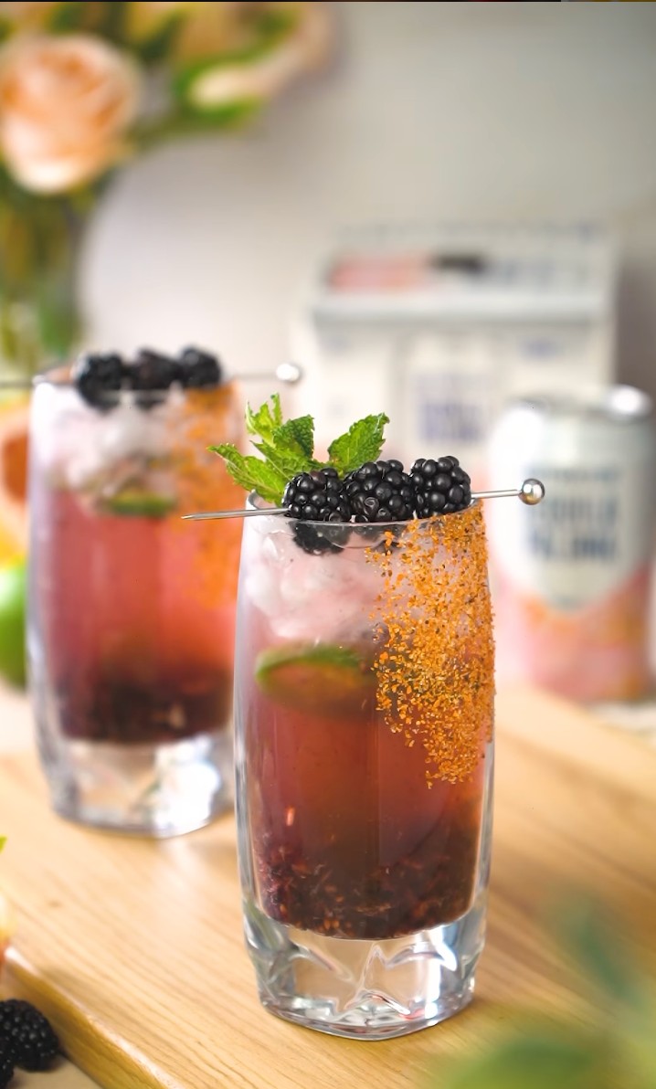 Spicy Blackberry Paloma