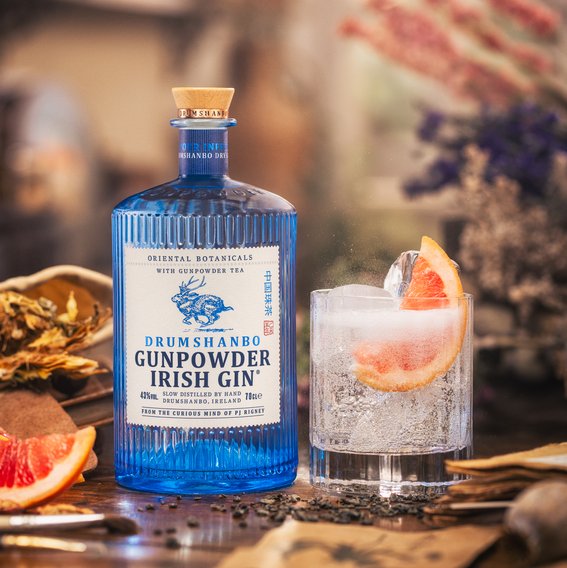 Drumshanbo Gunpowder Irish Gin Signature Serve