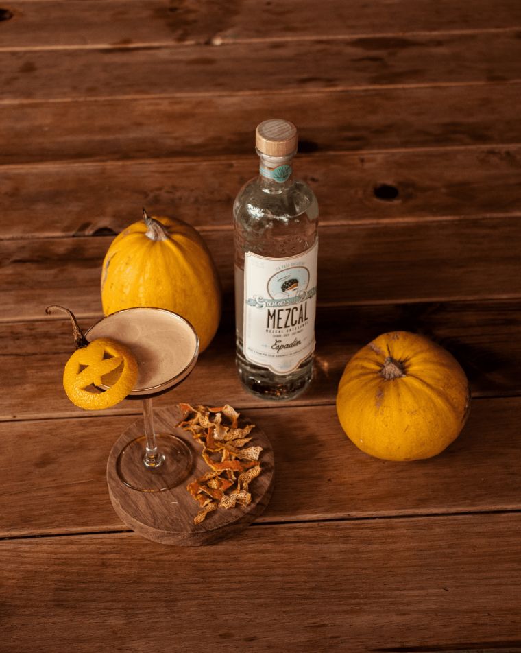 Chocolate-Espresso Mezcal Martini