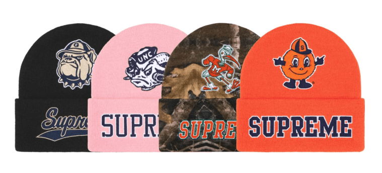Supreme x Mitchell & Ness NCAA Fall 24 Collab