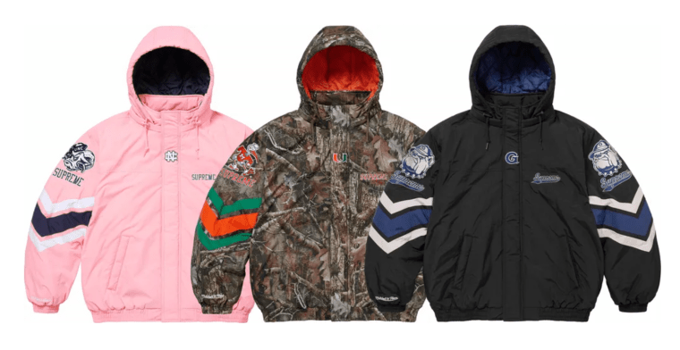 Supreme x Mitchell & Ness NCAA Fall 24 Collab