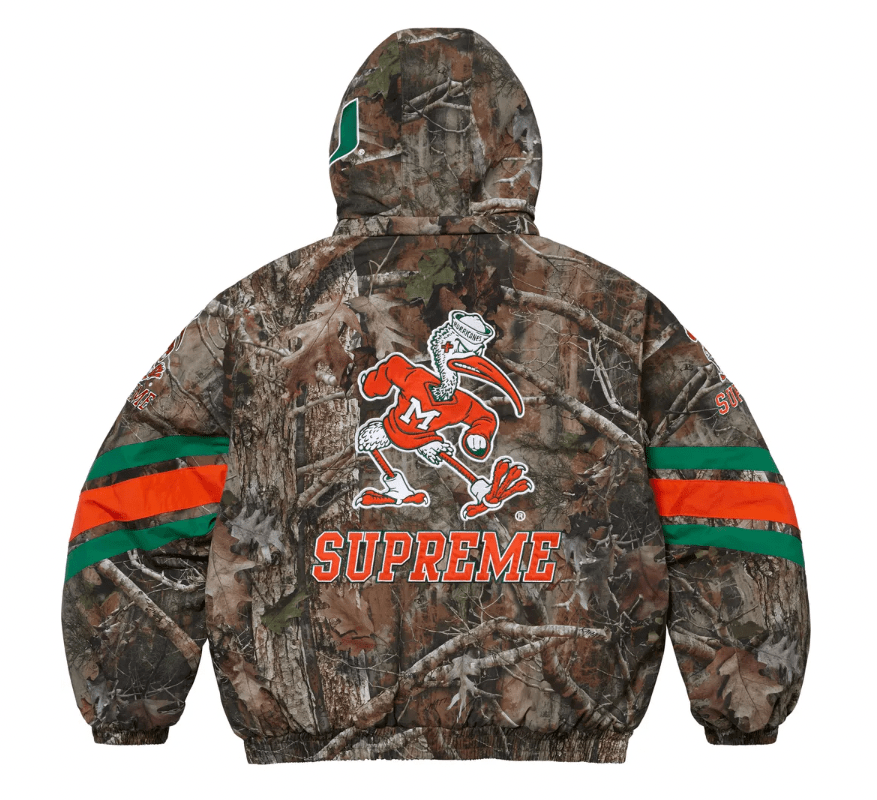 Supreme x Mitchell & Ness NCAA Fall 24 Collab