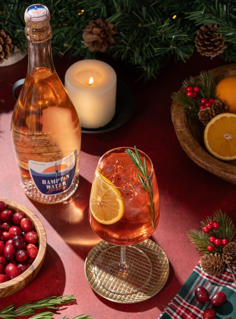 Winter Rosé Sangria
